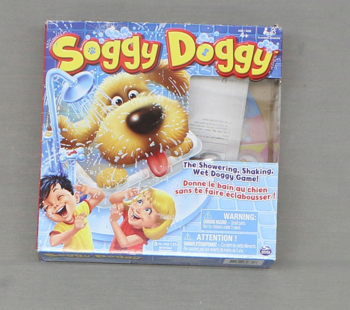 New Soggy Doggy Board Game for Kids with Interactive Dog Toy