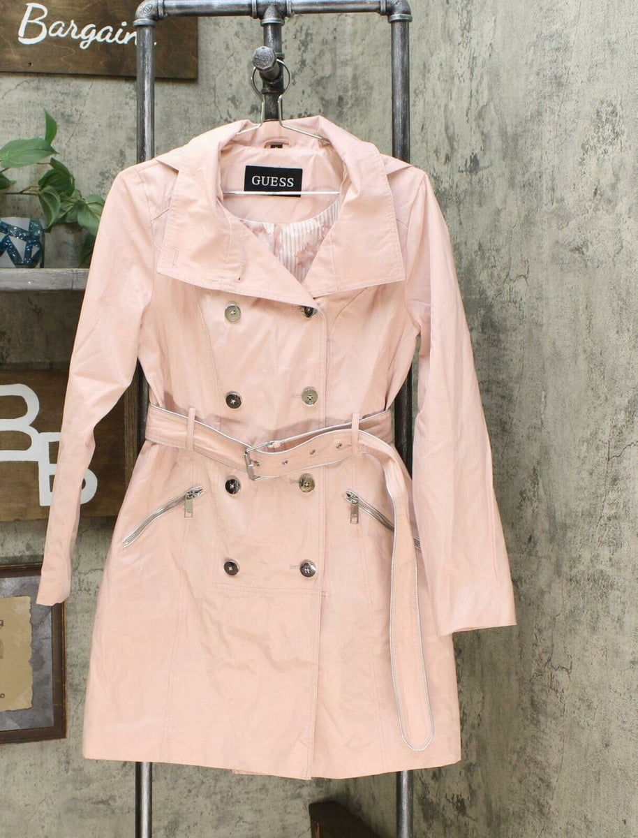 Guess pink hot sale coat