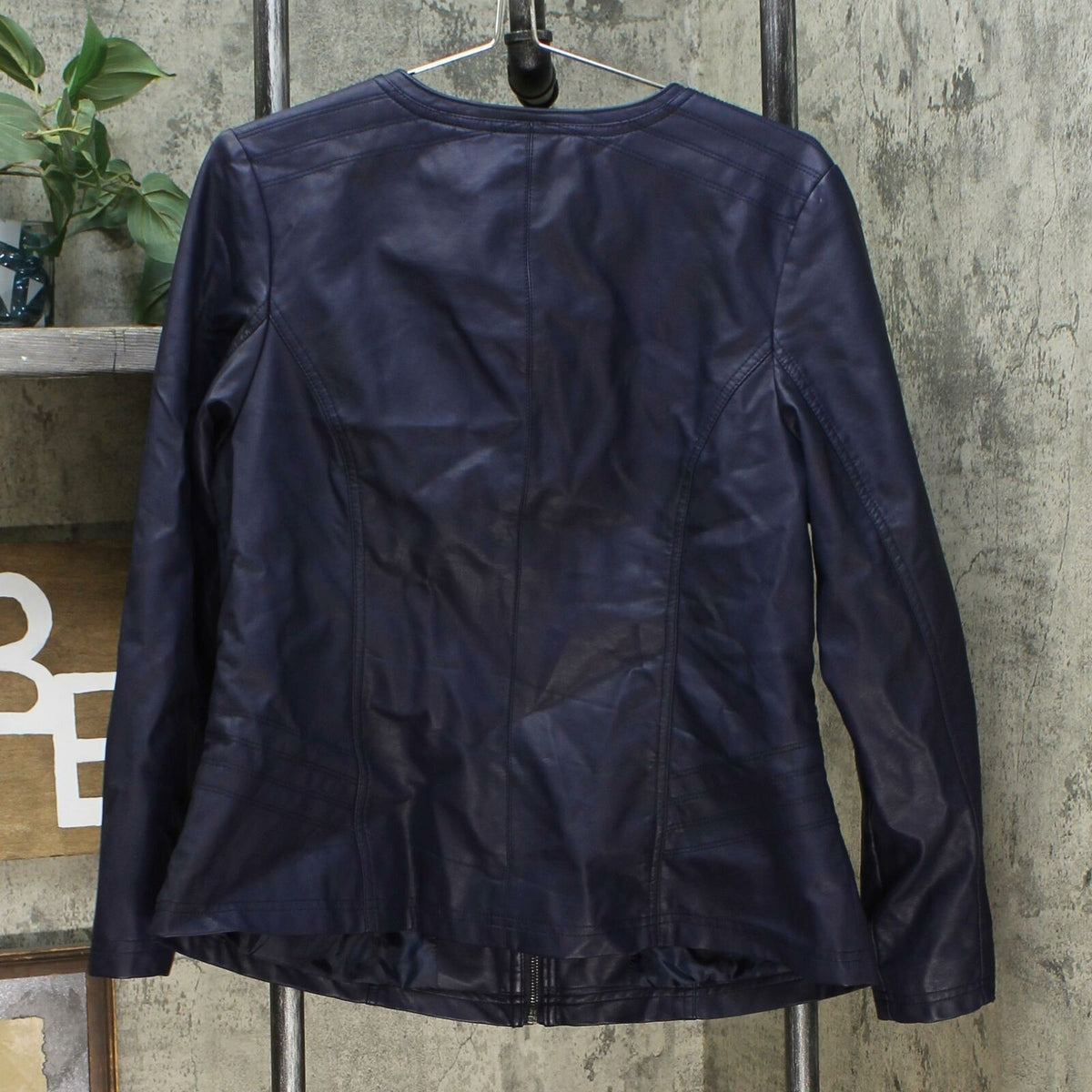 Alfani Plus Size Quilted Faux-Leather Jacket