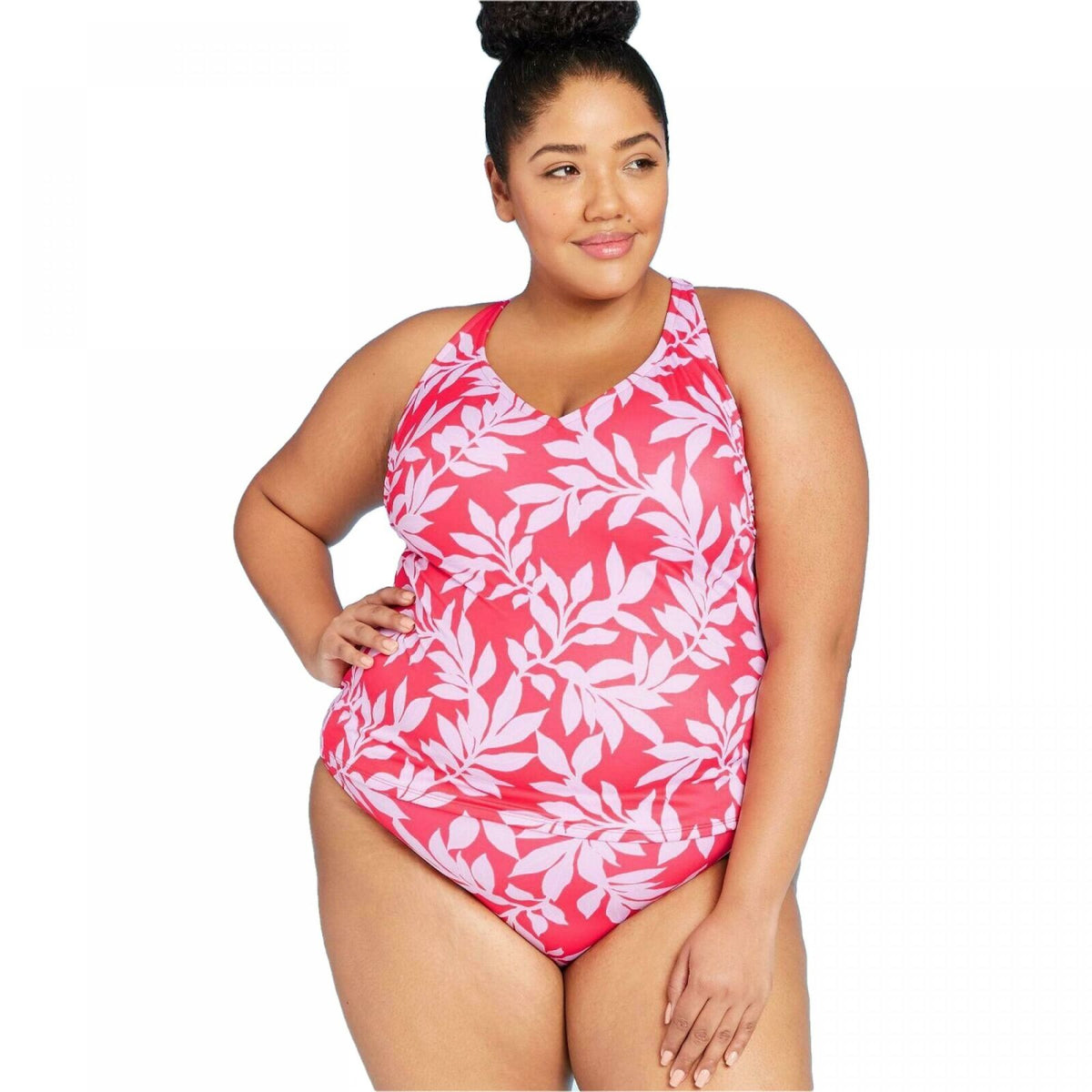 All In Motion Women's Plus Size V-Neck Tankini Top – Biggybargains