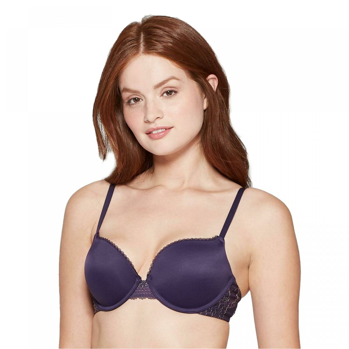 AUDEN the Radiant Plunge Coverage Push-Up Bra Olive 32A Lace Yellow Size 32  A - $15 New With Tags - From August