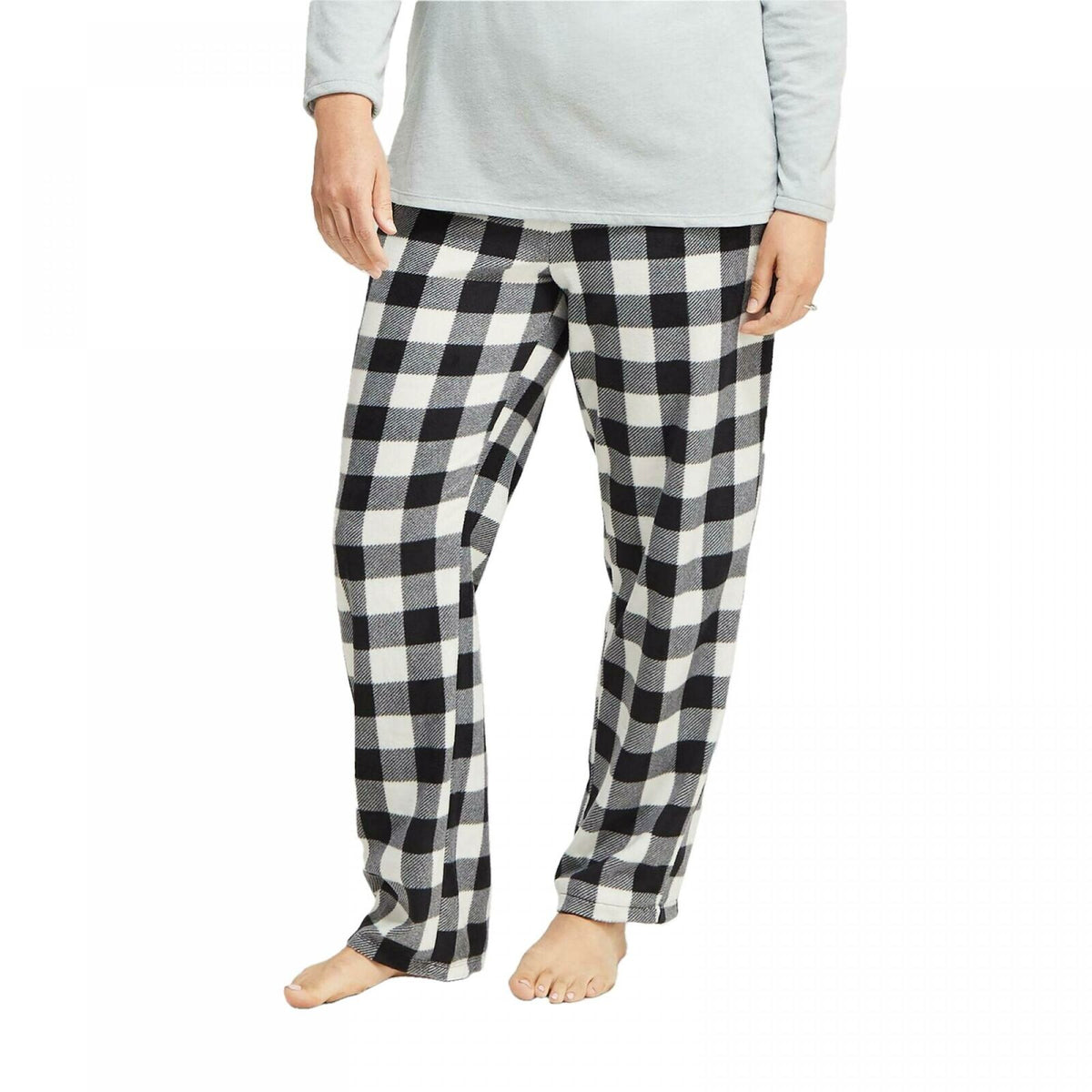 Wondershop Women s Holiday Buffalo Check Fleece Pajama Pants