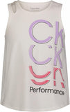 Calvin Klein Girls Performance Tank Top White Cut Out 8-10