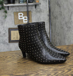 Universal Thread Kitten Heel Ankle Boots with Memory Foam Insole Black 6M