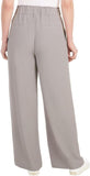 Hilary Radley Womens Wide Leg Crinkle Pants With Elastic Waistband 1777947