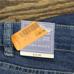 Laura Scott Womens Classic Slim Fit Mid Rise Jeans S23554-2