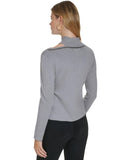 Calvin Klein Women's Sequin Trim Cutout Sweater M2XSR745