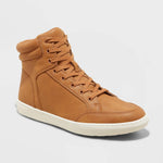 Goodfellow & Co Men's Travis High Top Sneaker 88082943 Cognac Brown 13