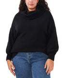 Vince Camuto Plus Size Turtleneck Blouson-Sleeve Sweater 9261225