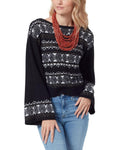 Sam Edelman Women's Benton Wide-Sleeve Scoop-Back Sweater 30182207