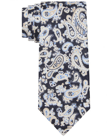 Tommy Hilfiger Men's Howard Classic Paisley Linen Tie 87521010