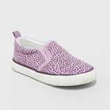 Cat & Jack Toddler Keagan Leopard Print Slip-On Sneakers 86797213 Purple 7T