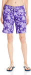 Kanu Surf Wome's Marina UPF 50+ Active Swim Board Shorts Sydney Purple 2