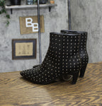 Universal Thread Kitten Heel Ankle Boots with Memory Foam Insole Black 6M