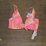 Sundazed Harper Tie-Dyed Tie Bikini Top F70092