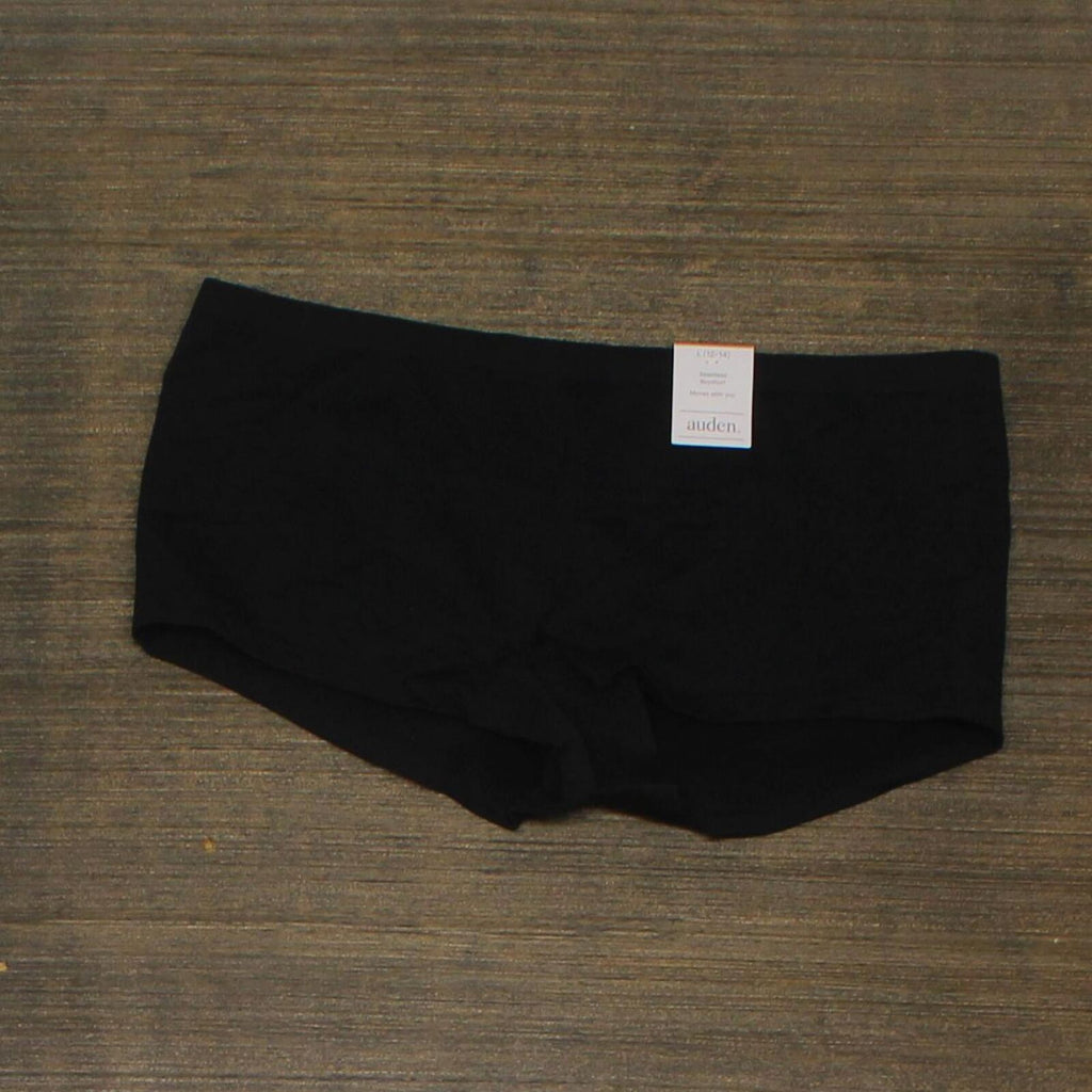 Women's Cotton Boy Shorts with Lace Waistband - Auden