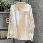 And Now This Men's Striped Long-Sleeve Shirt MAS0040