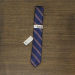 Bar III Men's Mellini Skinny Textured Stripe Tie 13C22-2063