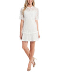 Cece Womens Ruffle-Trimmed Lace Mini Dress 7060913