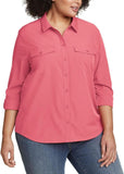 Eddie Bauer Women's Departure Stretch Moisture Wicking Long Sleeve Shirt 1699065