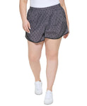 Calvin Klein Performance Plus Size Printed Running Shorts PF2X8769