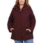 Lands' End Womens 3 in 1 Systems Jacket with Vest 1791640