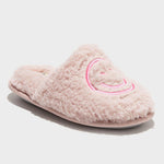 Dluxe By Dearfoams Girls Youth Happy Face Scuff Slippers 88544850