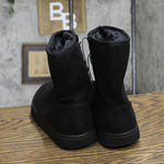 Cat & Jack Girls Holland Zipper Shearling Style Boots 88435448 Black 4