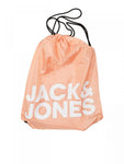 Jack & Jones Men's 2-Pc. Towel & Drawstring Beach Bag Set Coral Pink Orange