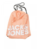 Jack & Jones Men's 2-Pc. Towel & Drawstring Beach Bag Set Coral Pink Orange