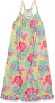 PJ Place Girls Sleeveless Nightgown Tropical Green L