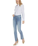 NYDJ Alina High-Rise Legging Jeans with and Side Slits MATKLS8288