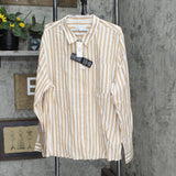 And Now This Men's Striped Long-Sleeve Shirt MAS0040