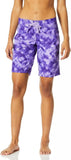 Kanu Surf Wome's Marina UPF 50+ Active Swim Board Shorts Sydney Purple 2