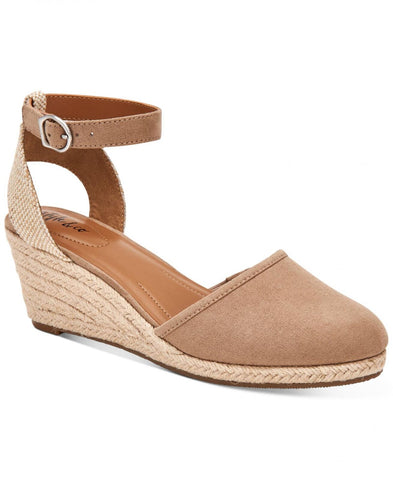 Style & Co Womens Mailena Wedge Pumps MAILENAF Light Taupe Brown 8W