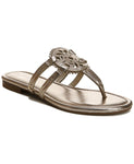 Circus Ny By Sam Edelman Womens Medallion Flat Canyon Sandal Light Gold 7M