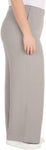 Hilary Radley Womens Wide Leg Crinkle Pants With Elastic Waistband 1777947