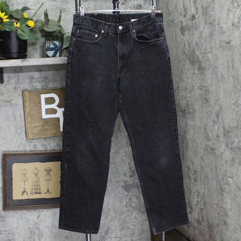Levis Mens 550 Relaxed Fit Zip Fly Jeans 167f68e10117c6 Black 33x32