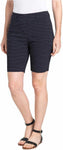 Hilary Radley Womens Midweight Mid Rise Pull On Bermuda Short 1364095