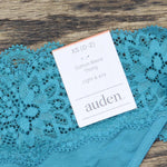 Auden Women's Cotton Thong with Lace Waistband 552028