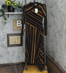 Taylor Asymmetrical Striped Dress 2579M