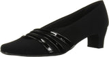 Easy Street Women's Entice Shoe Pump ENTICE Black Suede 8M