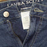 Laura Scott Womens Classic Slim Fit Mid Rise Jeans S23554-2