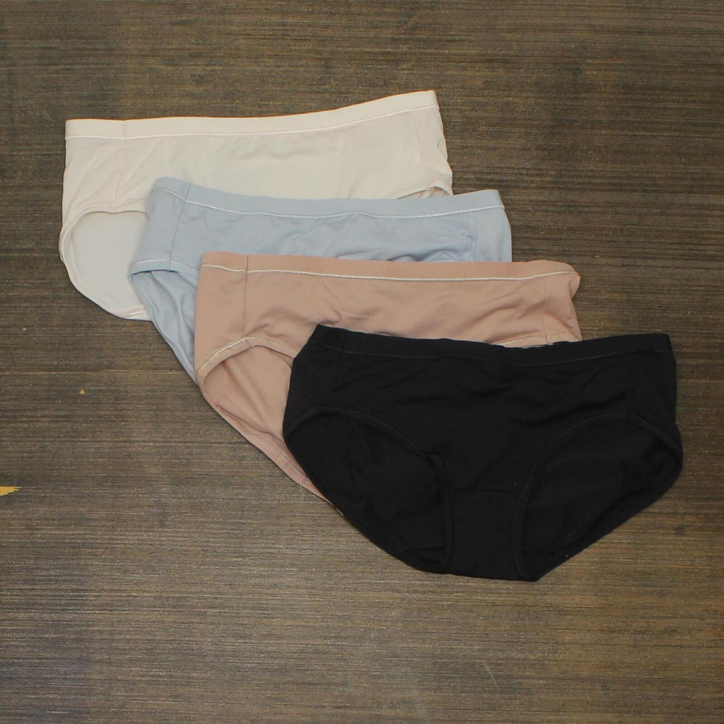 Hanes Premium Women's 4pk Microfiber Basic Hipster Underwear Briefs -  Colors May Vary 9 - Yahoo Shopping