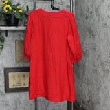 Who What Wear Women's 3/4 Sleeve Lace-Up Dress WD-825