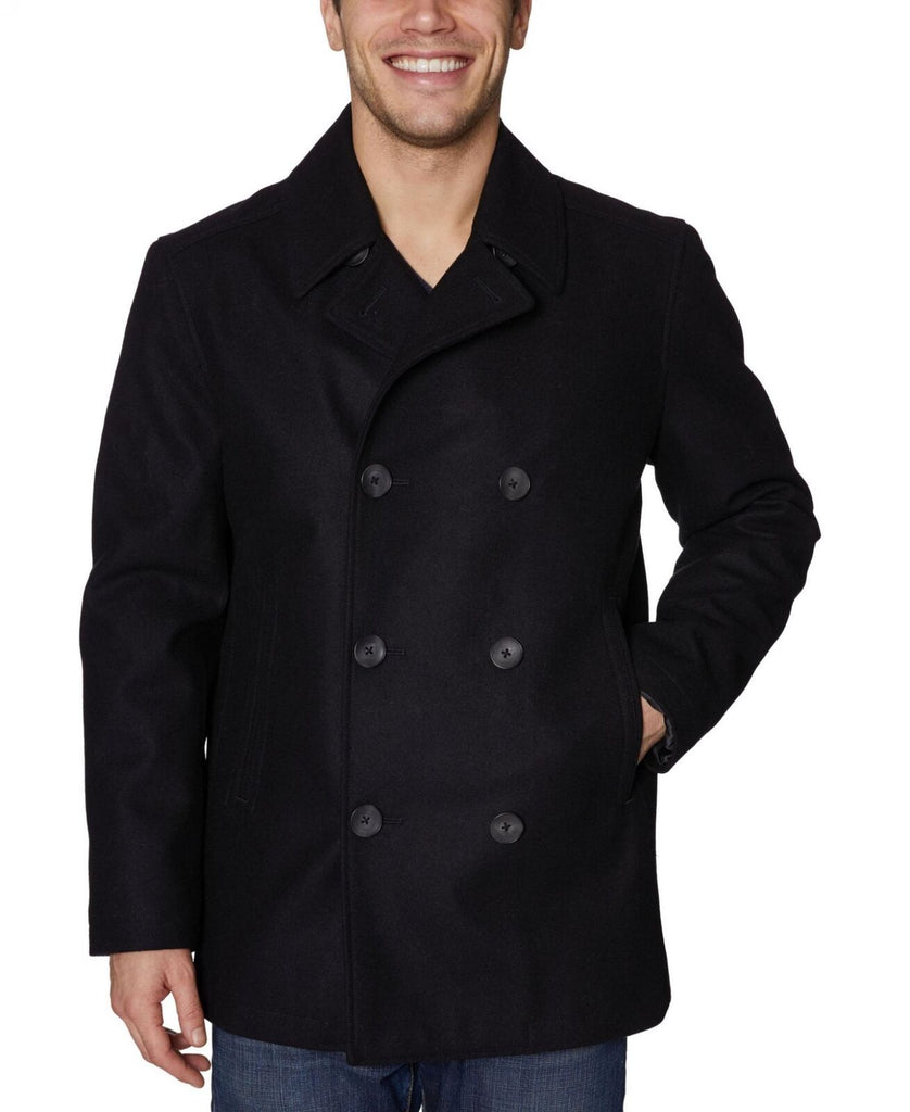 Nautica Men's Big and Tall Wool Blend Peacoat UV235548 – Biggybargains