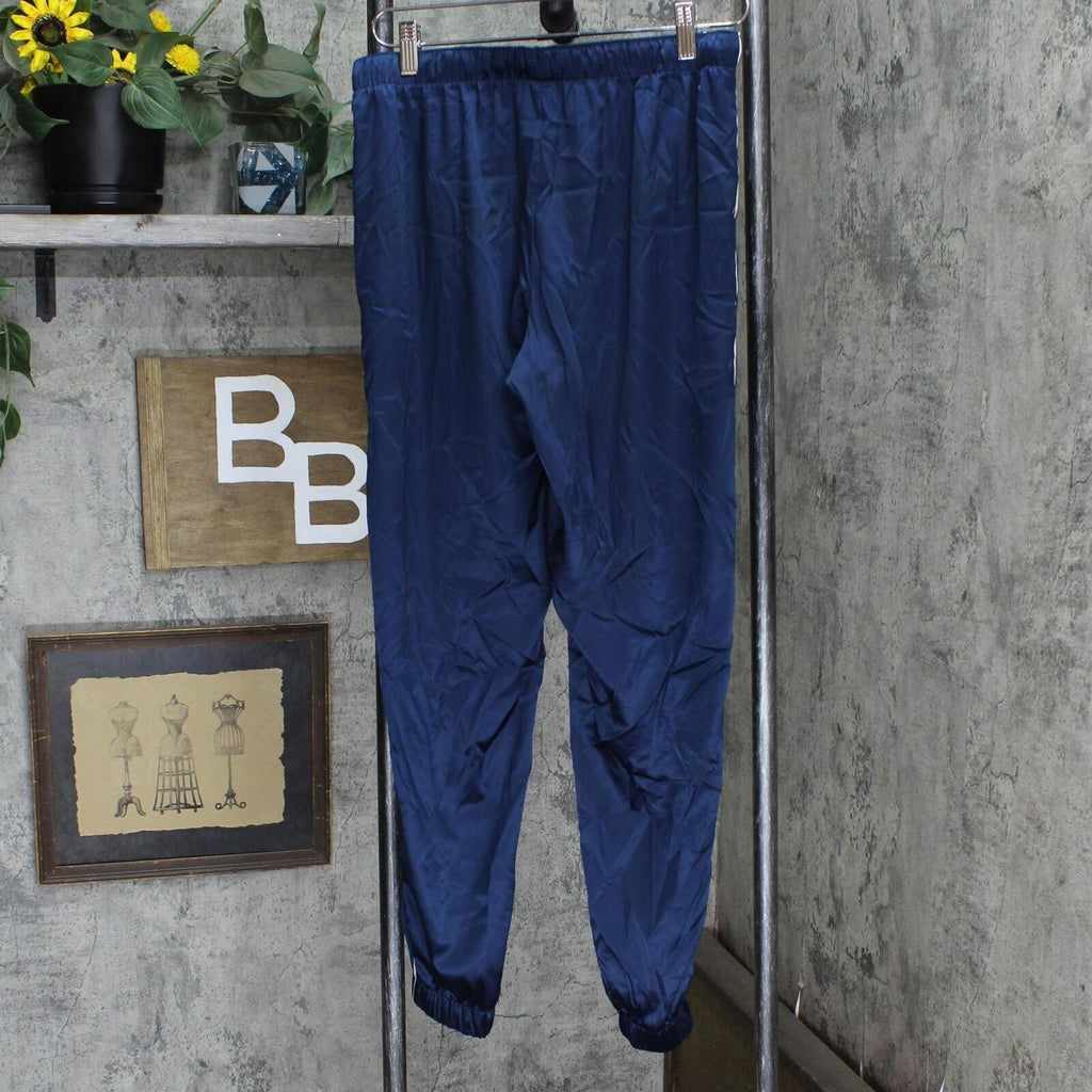 Satin jogger best sale pajama pants