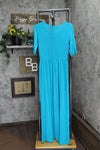 Azules Womens Knit Lightweight Maxi Unlined Dress ADL8211RS