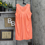 Easy Essentials Womens Cotton Sleeveless Midi Shirt Tank Top Dress 059146