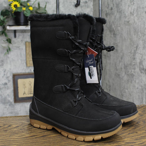 Universal Thread Women's Carla Tall Winter Boots 88236153 Jet Black 9M
